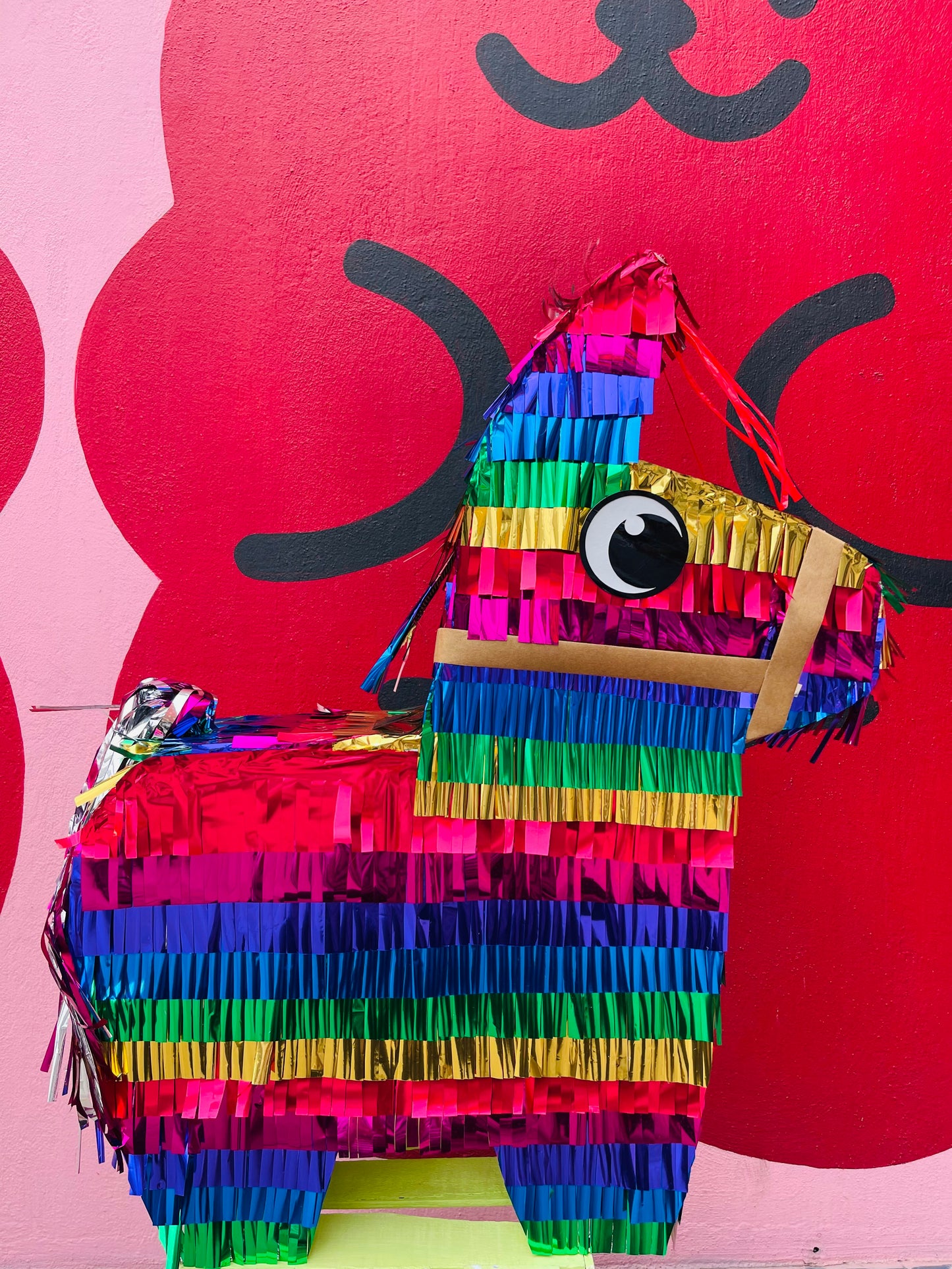 Set de piñatas Burrito Arcoíris.