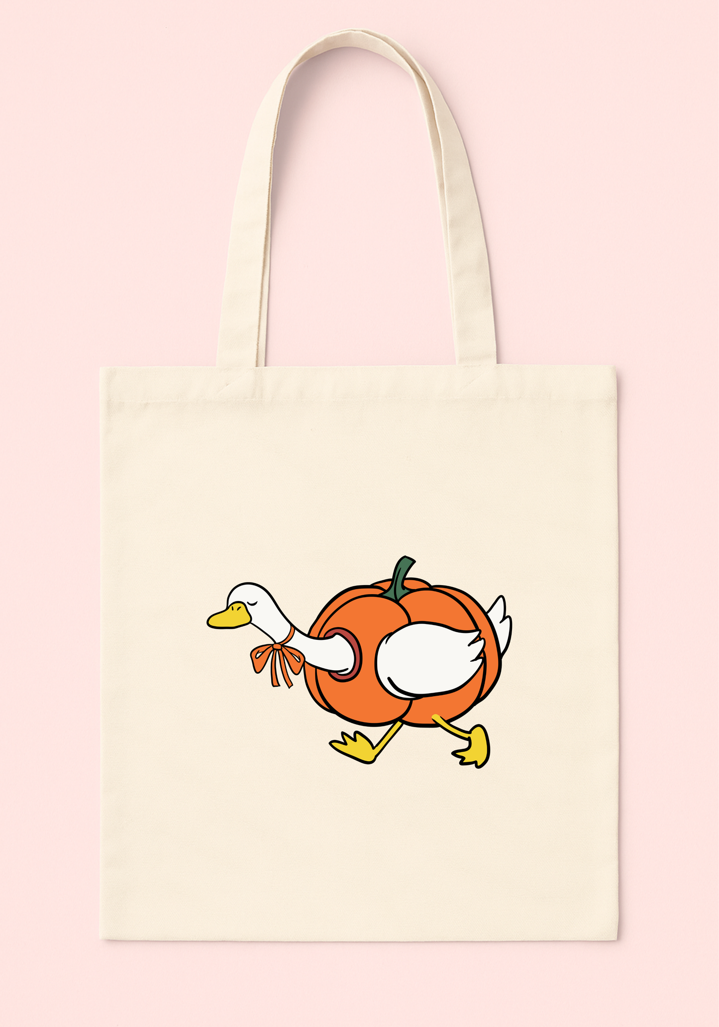 Pato disfraz de calabaza